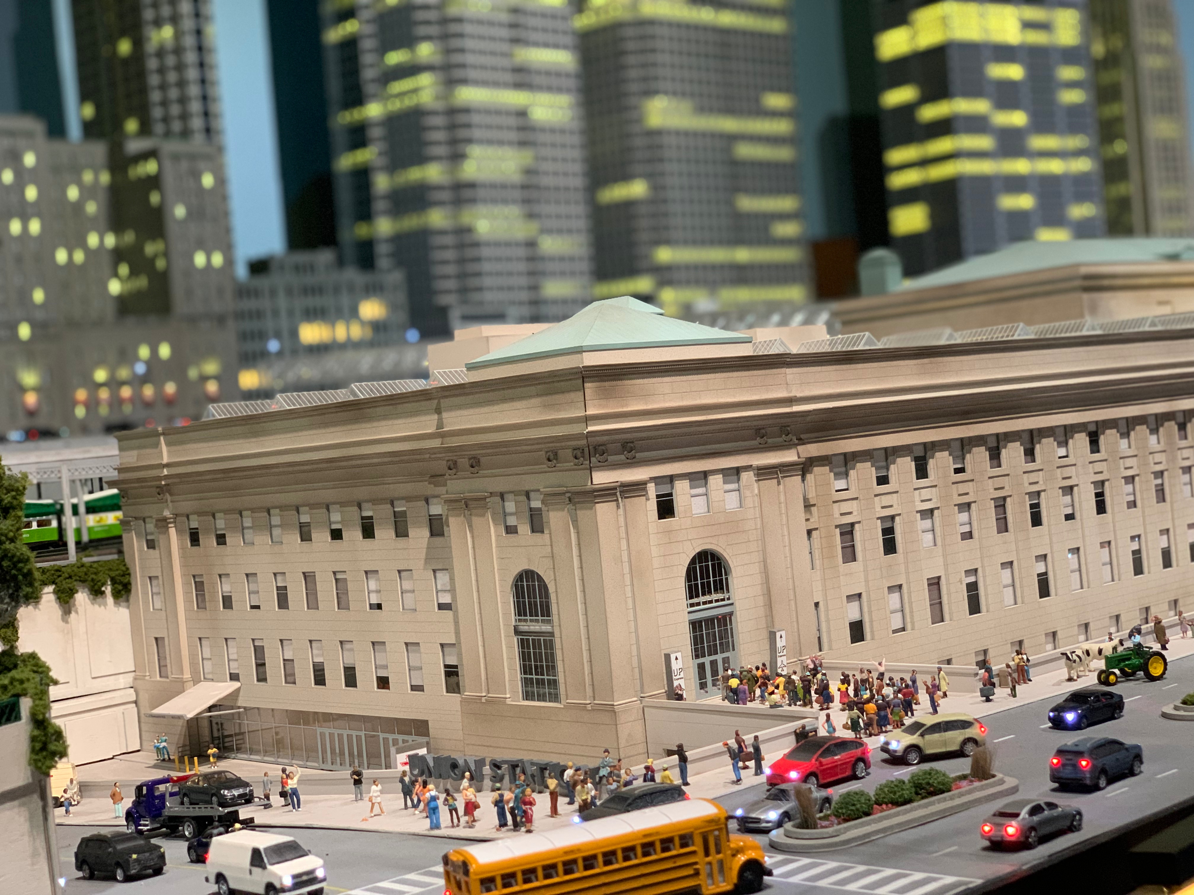 Union Station, Toronto - A miniature model showcasing the iconic Beaux-Arts architecture
